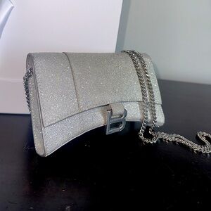 Elegant Silver Balenciaga Bag